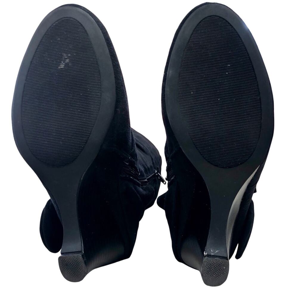 Cato Black Suede Boots 9M - Picture 5 of 16